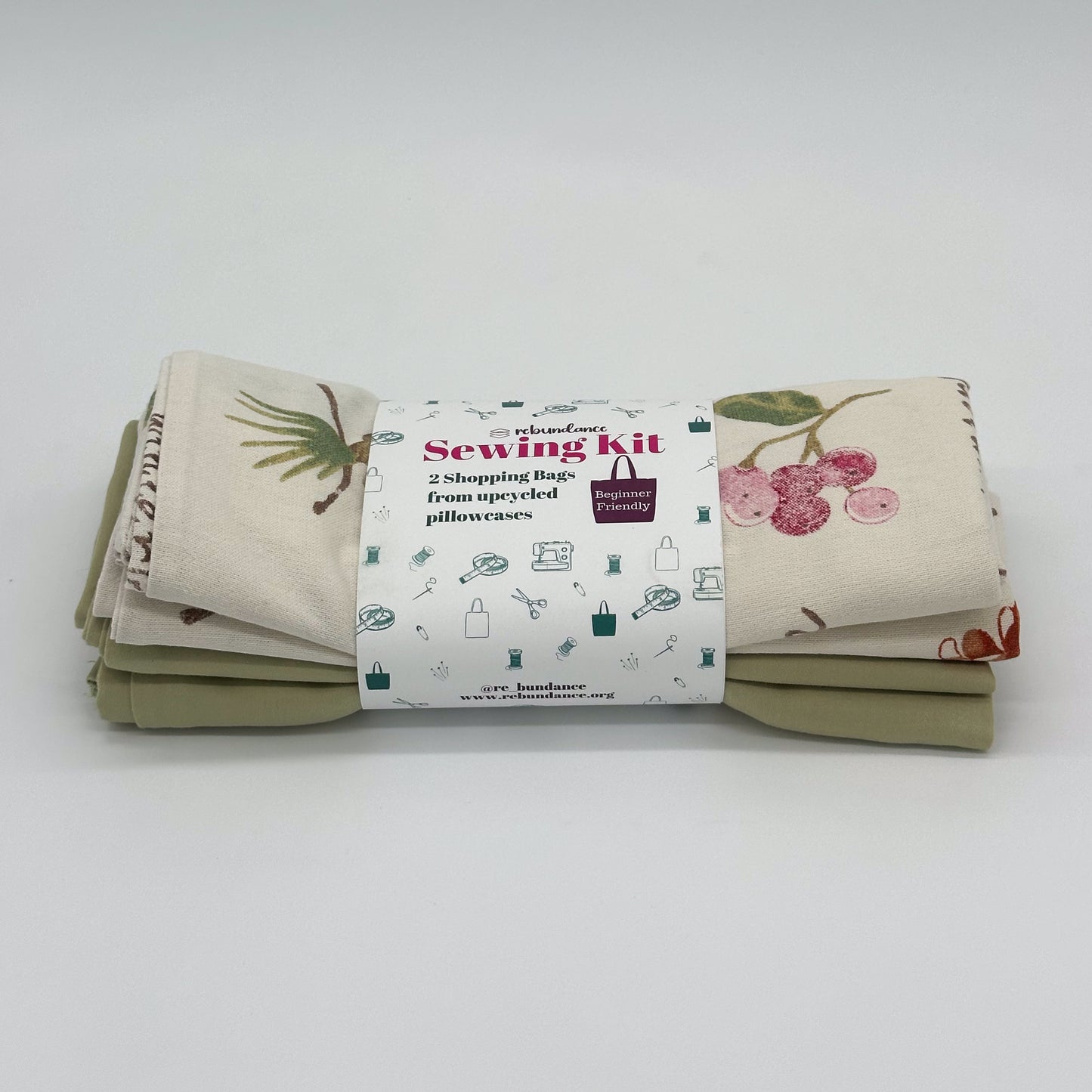 Winter Market - Upcycled Shopping Bag Kit
