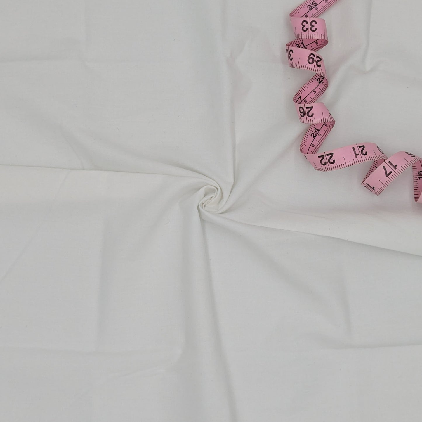 Quarter Yard Fabric 18"x24" - 100% Upcycled - White