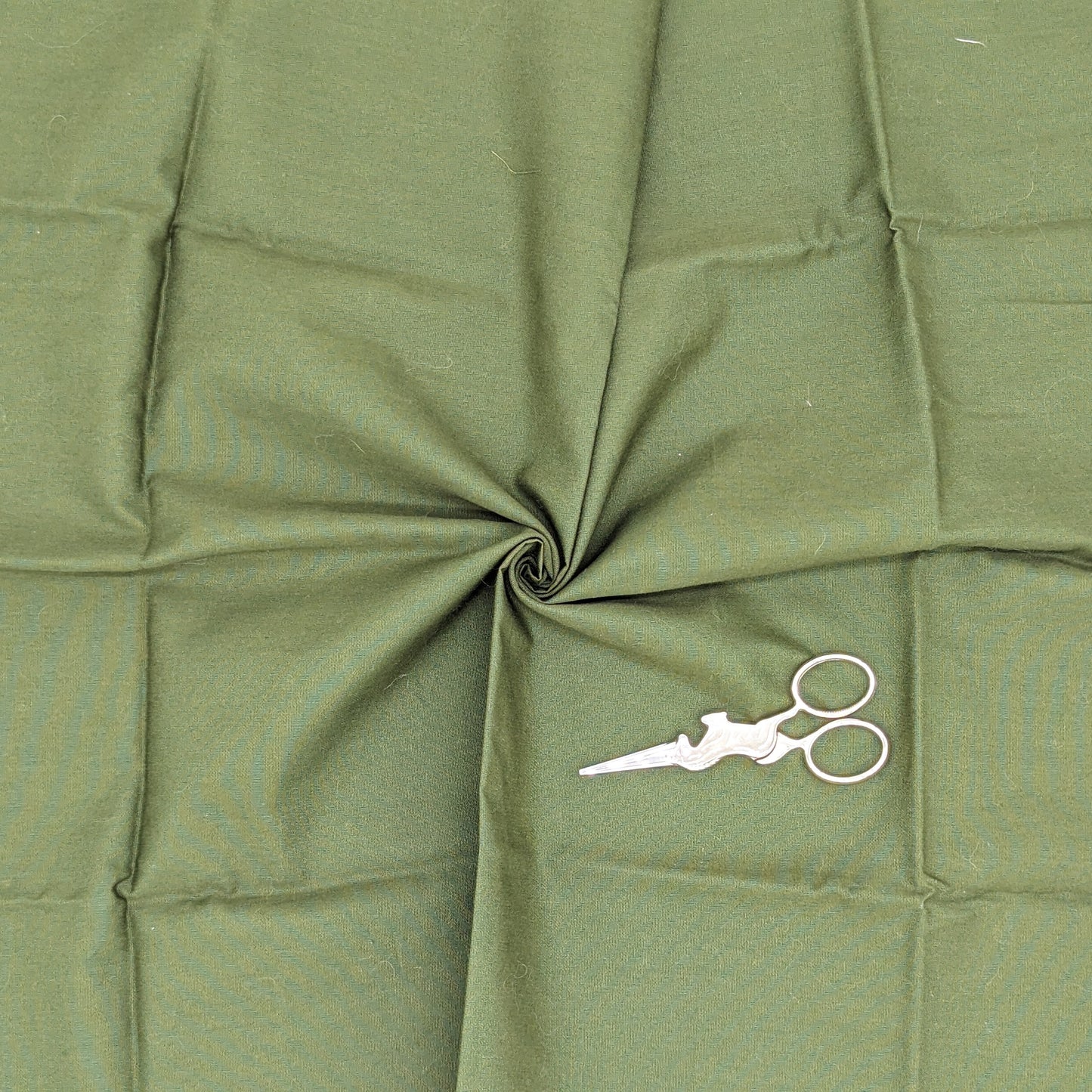 Quarter Yard Fabric 18"x24" - 100% Upcycled - Green solid