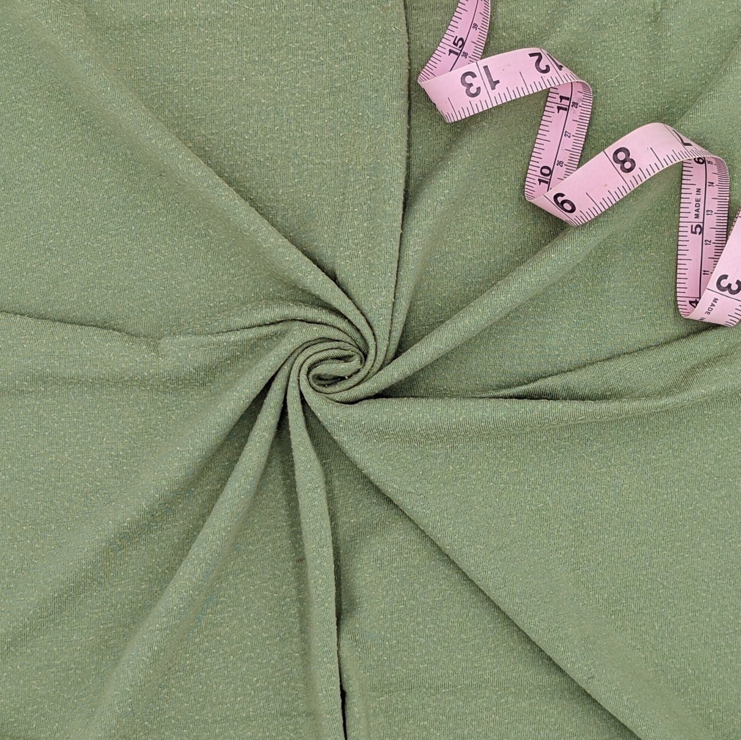 Quarter Yard Fabric 18"x24" - 100% Upcycled - Soft Green