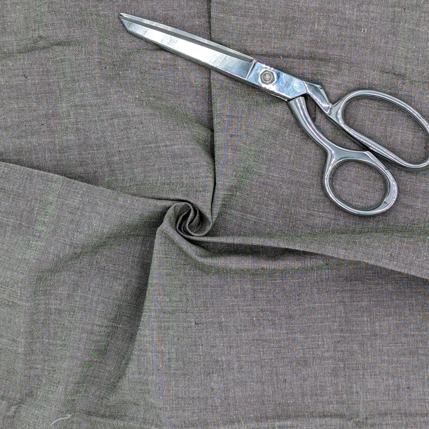 Quarter Yard Fabric 18"x24" - 100% Upcycled - Sewn Gray