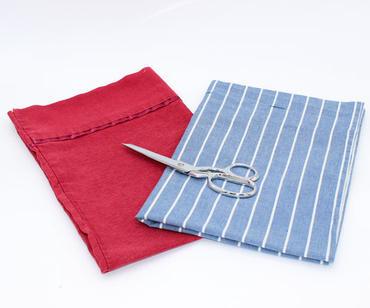 Red, White and Blue - Upcycled Shopping Bag Kit