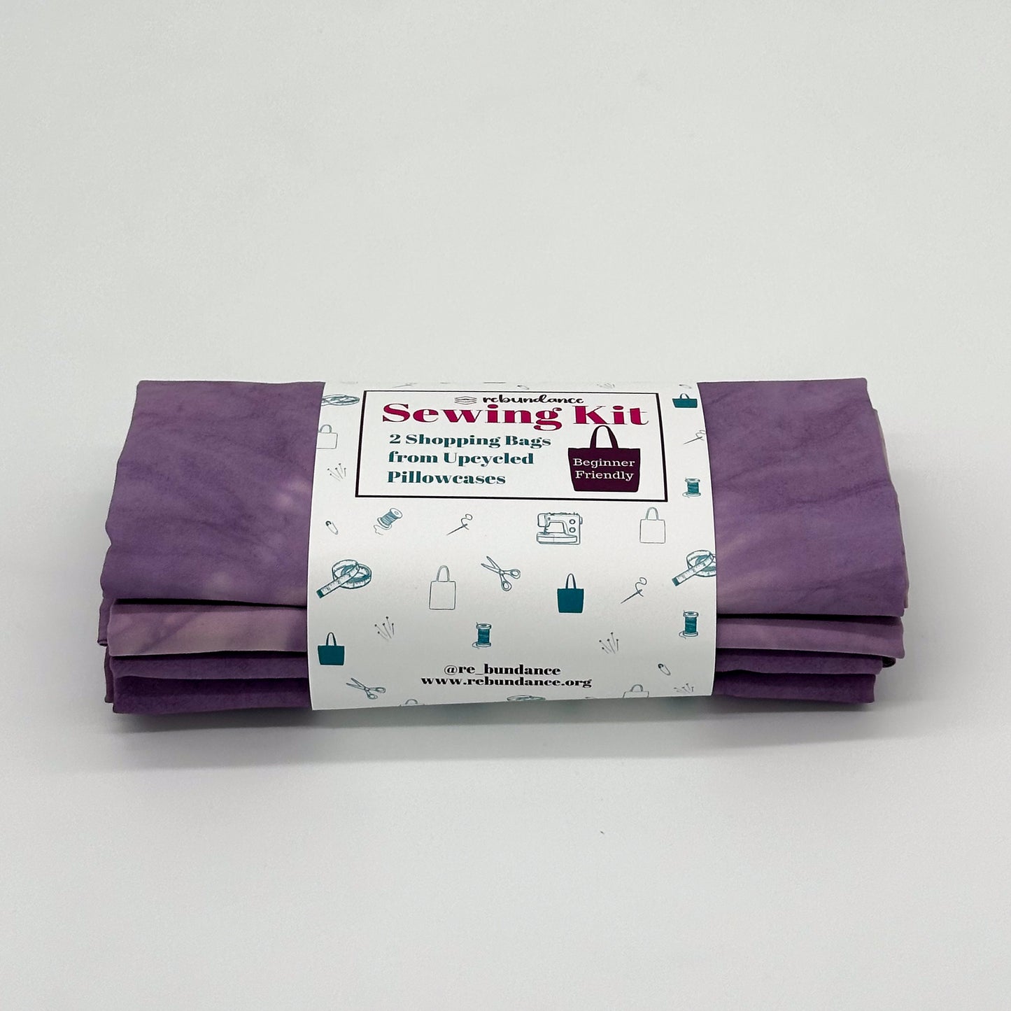 Purple Haze - Upcycled Shopping Bag Kit